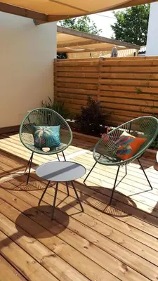 Plan de l'établissement Copacabana TINY HOUSE studio terrasse jardin