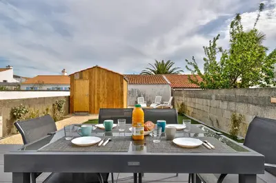 Plan de l'établissement La Guérinière - 650m de la plage - Jardin