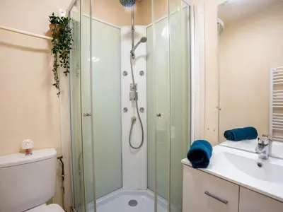 Salle de bains dans l'établissement Studio Studio des Halles by Interhome