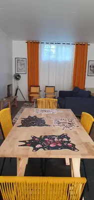 Coin salon dans l'établissement Le Riadh