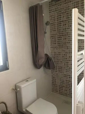 Salle de bains dans l'établissement Le paradis des ouches