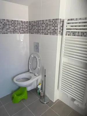 Salle de bains dans l'établissement Gite des Tuileries