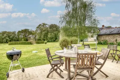 Jardin de l'établissement Le Gite Blanc
