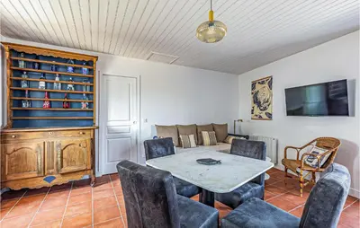 Télévision ou salle de divertissement dans l'établissement Stunning Home In Noirmoutier En Lile