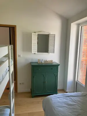 Un ou plusieurs lits dans un hébergement de l'établissement Maison Tamaris proche de l'Océan