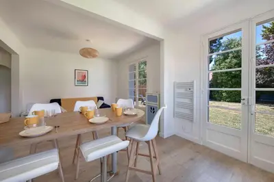 Plan de l'établissement Maison à 350m du centre de Pornic pour 6