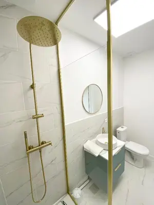 Salle de bains dans l'établissement Studio Queen
