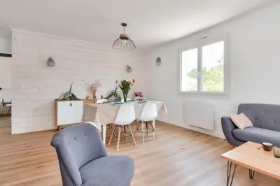 Coin salon dans l'établissement Ambiance paisible sur la côte vendéenne