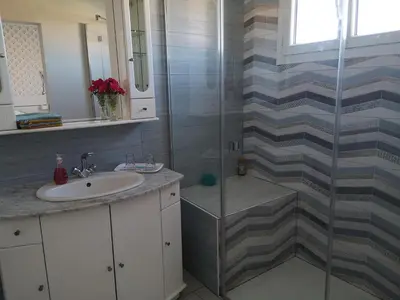 Salle de bains dans l'établissement le chant des vagues