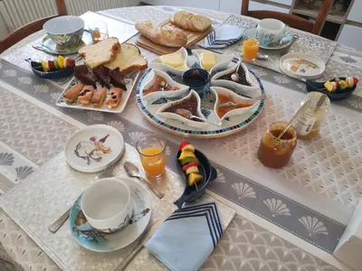 Nourriture dans le B&B/chambre d'hôtes ou à proximité
