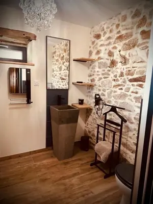 Télévision ou salle de divertissement dans l'établissement Gite de l'Archerie classé 4 étoiles, 9 personnes