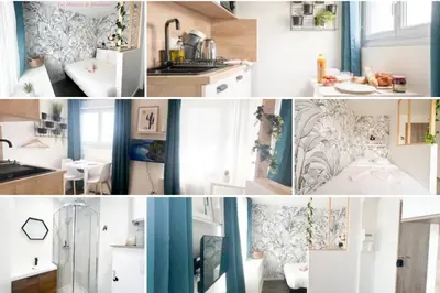 Salle de bains dans l'établissement Les studios de l'Albatros