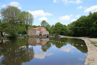 Paysage naturel près de la maison de vacances