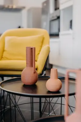 Coin salon dans l'établissement Coeur de ville #B2 - Centre ville, WIFI & NETFLIX - Proche transports - CHAMBRE PRIVEE dans logement partagé