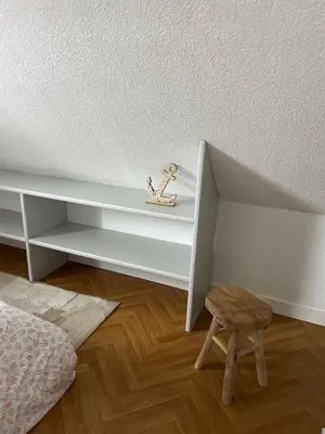 Un ou plusieurs lits dans un hébergement de l'établissement Villa en bord de mer