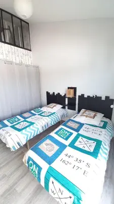 Plan de l'établissement Maison avec jardin, quartier calme, 2 chambres - plain pied