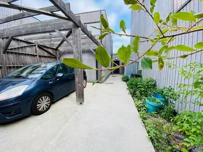 Jardin de l'établissement Maison familiale proche plage et commerces