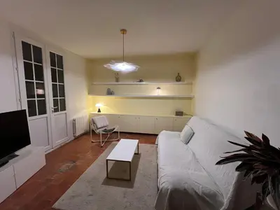 Coin salon dans l'établissement Maison typique - Crève-coeur