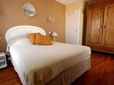 Un ou plusieurs lits dans un hébergement de l'établissement Appartement Tout Confort entre Plage et Commerces à Saint-Brevin-les-Pins - FR-1-364-55