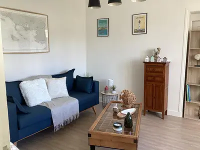 Coin salon dans l'établissement Ker LN