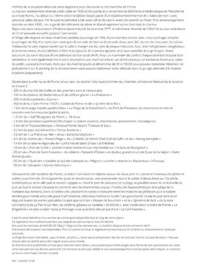 Plan de l'établissement Maison de ville pour 7 dans la ville haute de Pornic