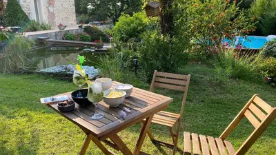Jardin de l'établissement Au bon endroit 