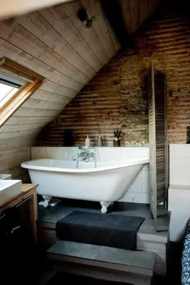Salle de bains dans l'établissement Loft charmant dans le centre historique