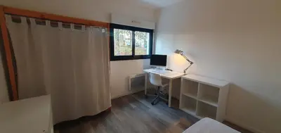 Un ou plusieurs lits dans un hébergement de l'établissement Idéal couple Appartement 1 chambre Cosy et calme pour visiter Nantes