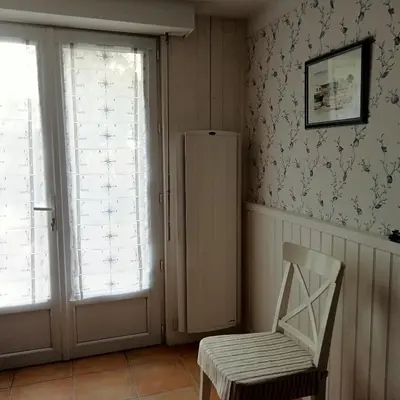 Coin salon dans l'établissement Maison La Belvérine