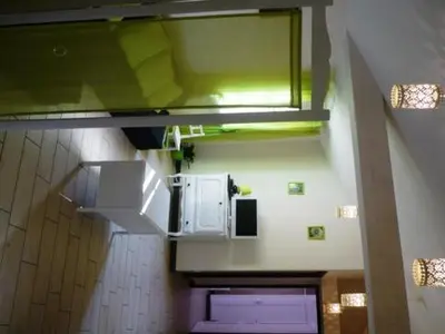 Salle de bains dans l'établissement La maison au bord du lac