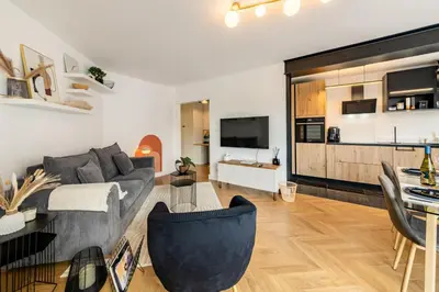 Cuisine ou kitchenette dans l'établissement Centre - Calme & Confort - 2 à 4p - 55m2
