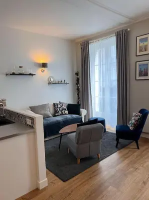 Coin salon dans l'établissement Le Pawlina