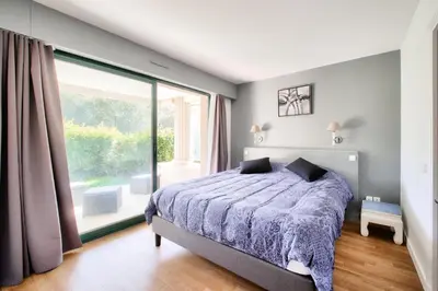 Un ou plusieurs lits dans un hébergement de l'établissement Résidence Le Saint Denac - maeva Home - Appartement avec terrasse 2 pièces 4 personnes - Prestige - super Home MAE-4234