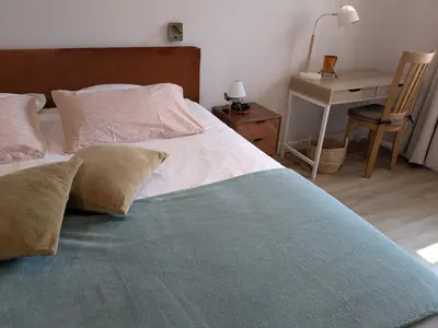 Un ou plusieurs lits dans un hébergement de l'établissement détente gite et spa entre mer et marais