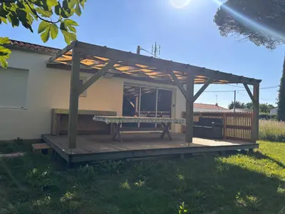 Jardin de l'établissement Maison au porte de l'ile d'Yeu