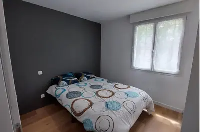 Un ou plusieurs lits dans un hébergement de l'établissement Maison au porte de l'ile d'Yeu