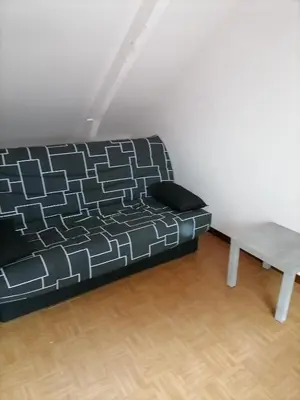 Coin salon dans l'établissement Maison à la campagne 
