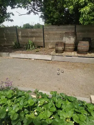 Jardin de l'établissement Logement cosy avec piscine et jacuzzi privatifs