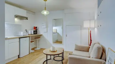 Cuisine ou kitchenette dans l'établissement Le Marais - Appart'Escale