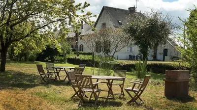 Jardin de l'établissement Gites La butte de l'espérance