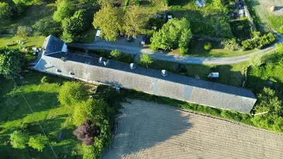 Vue panoramique sur l'établissement Gites La butte de l'espérance