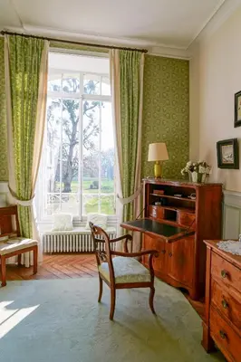 Coin salon dans l'établissement Château de Thouaré