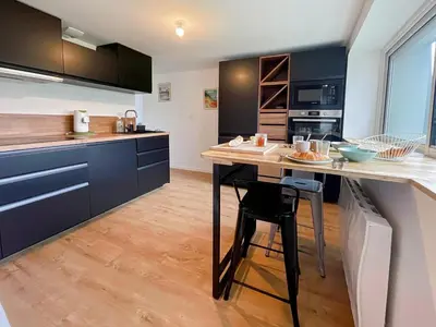Cuisine ou kitchenette dans l'établissement Échappée de la Loire - Jardin - Parking - 3 chamb.
