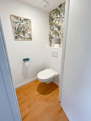 Salle de bains dans l'établissement Échappée de la Loire - Jardin - Parking - 3 chamb.