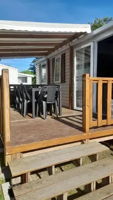 Terrasse ou espace extérieur de l'établissement Le Bois Dormant