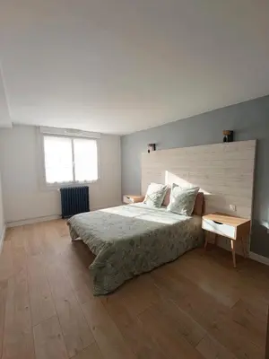 Un ou plusieurs lits dans un hébergement de l'établissement Maison de campagne