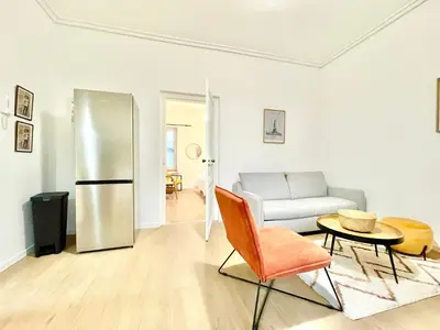 Coin salon dans l'établissement Appartsaintnazaire - Saint Nazaire - 5 Appartements - Centre Ville