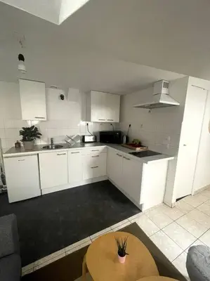Cuisine ou kitchenette dans l'établissement Nantes : T1 bis hyper centre (commerce) très calme
