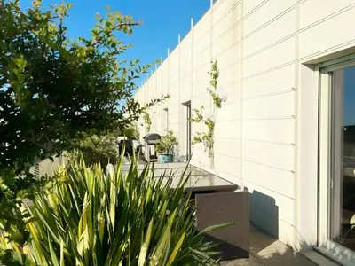 Jardin de l'établissement Le panoramique
