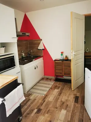 Cuisine ou kitchenette dans l'établissement Studio - Chez Ana et Jonathan